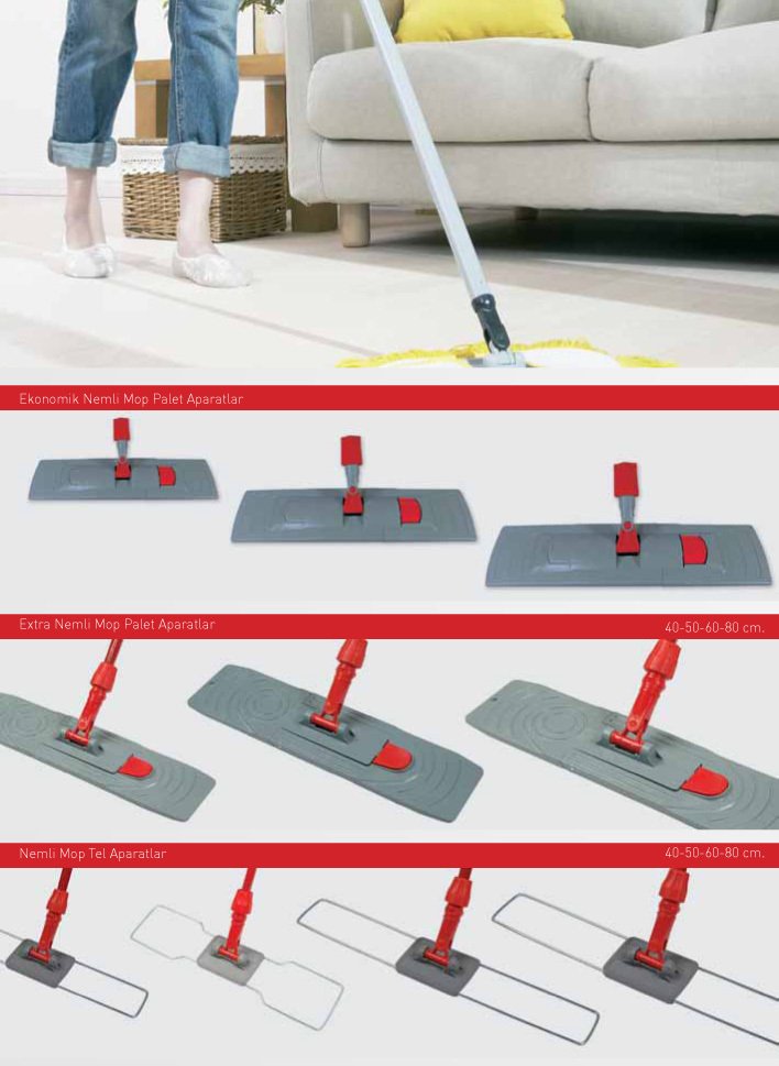 Nemli Mop Aparatı 50Cm